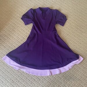 Jane Jetson Purple Dress with Light Purple Hem